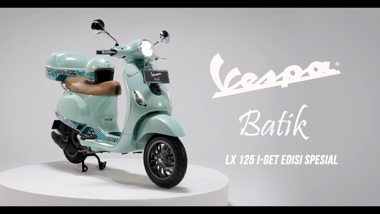 Vespa Primavera Batik เมอความงามพบกบลวดลายบาตกอนโดนเซย