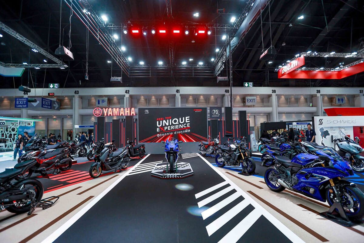 Yamaha ชูคอนเซปต์ “FEEL THE UNIQUE EXPERIENCE” ควงบิ๊กไบค์ใหม่ 3 รุ่นบุก Motor Expo 2025