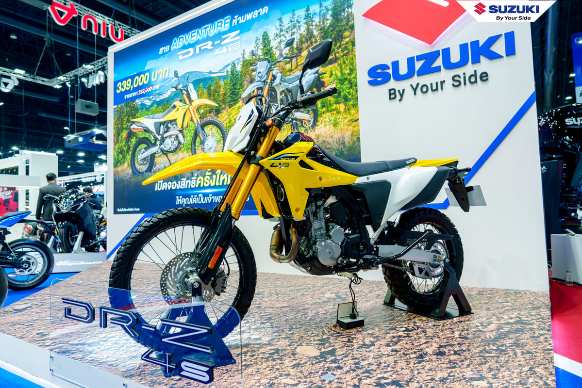 Suzuki เผยโฉมคอนเซปต์ “By Your Side” พร้อมขบวนมอเตอร์ไซค์หลากรุ่นในงาน Motor Expo 2025